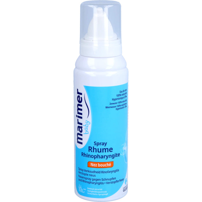 Marimer Baby Nasenspray bei Schnupfen, Rhinopharyngitis, 100 ml Lösung