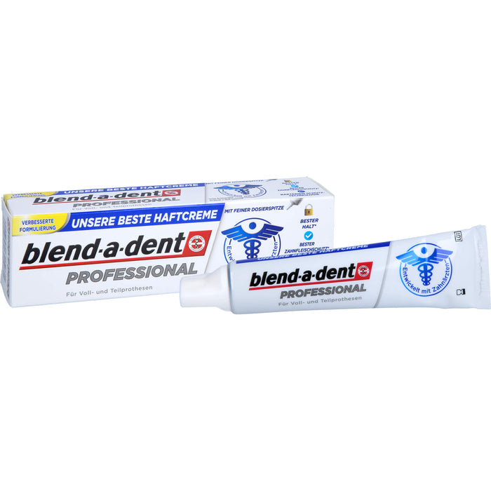 Blend-a-dent Professional Haftcreme für Voll- und Teilprothesenträger, 40 g Creme