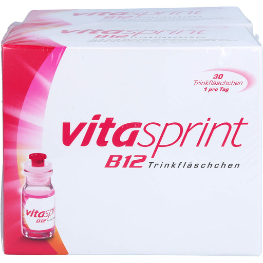 Vitasprint B12 Trinkfläschchen mit Vitamin B12 für mehr Energie, 60 St. Trinkfläschchen