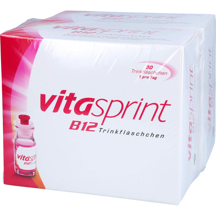 Vitasprint B12 Trinkfläschchen mit Vitamin B12 für mehr Energie, 60 St. Trinkfläschchen