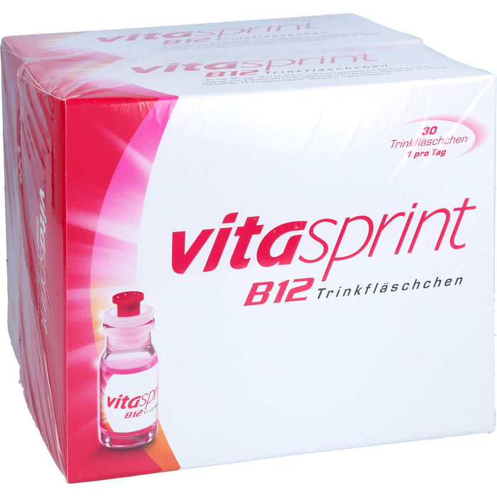Vitasprint B12 Trinkfläschchen mit Vitamin B12 für mehr Energie, 60 St. Trinkfläschchen