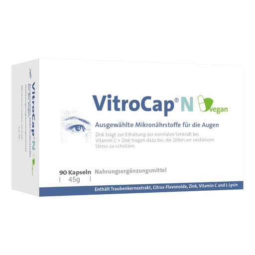 VitroCap N Kapseln ausgewählte Mikronährstoffe für die Augen, 90 St. Kapseln