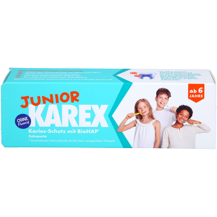 KAREX Junior Zahnpasta ab 6 Jahren, 65 ml Creme