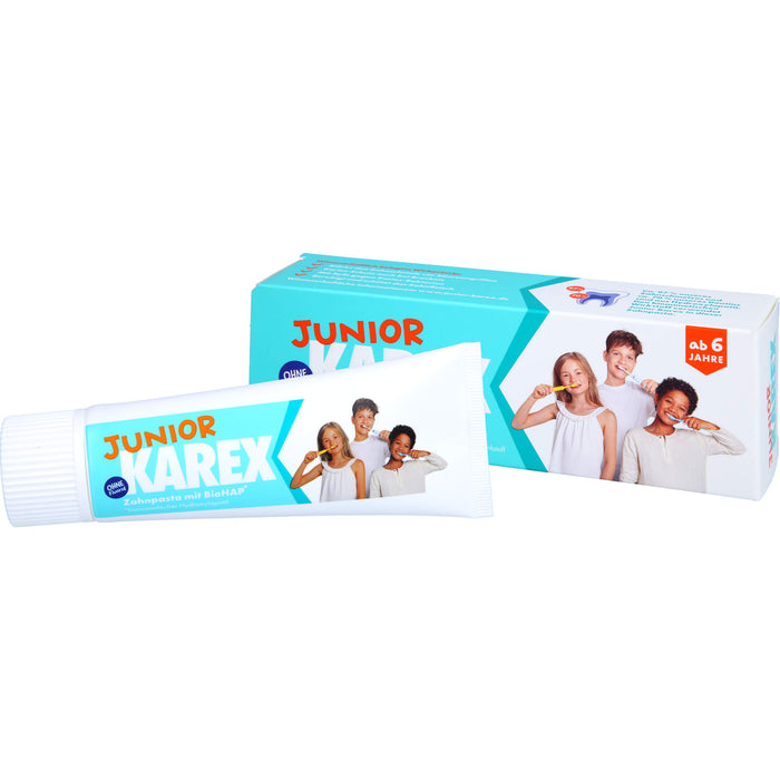 KAREX Junior Zahnpasta ab 6 Jahren, 65 ml Creme
