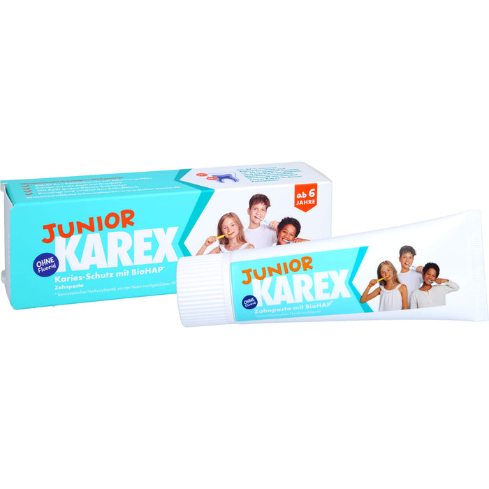 KAREX Junior Zahnpasta ab 6 Jahren, 65 ml Creme