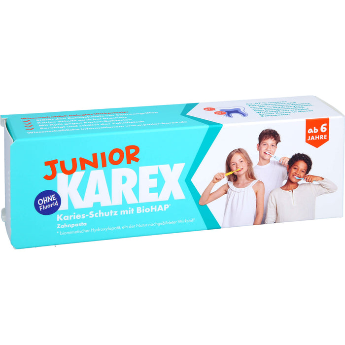 KAREX Junior Zahnpasta ab 6 Jahren, 65 ml Creme