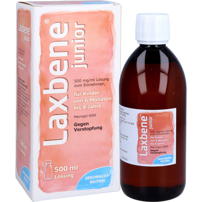 Laxbene junior 500 mg/ml Lösung bei Verstopfung, 500 ml Lösung