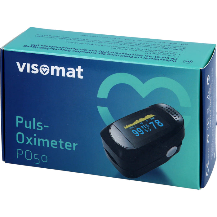 Visomat Pulsoximeter PO50 zur Ermittlung der arteriellen Sauerstoffsättigung, 1 St. Gerät