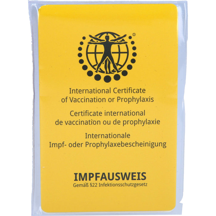 Impfpass mit Hülle Scheckkartenformat 43 Zeilen, 1 St. Zubehör