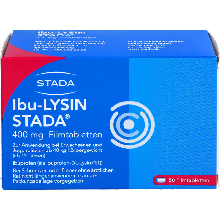 Ibu-LYSIN STADA® 400 mg Filmtabletten, 50 St FTA