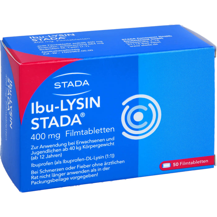 Ibu-LYSIN STADA® 400 mg Filmtabletten, 50 St FTA