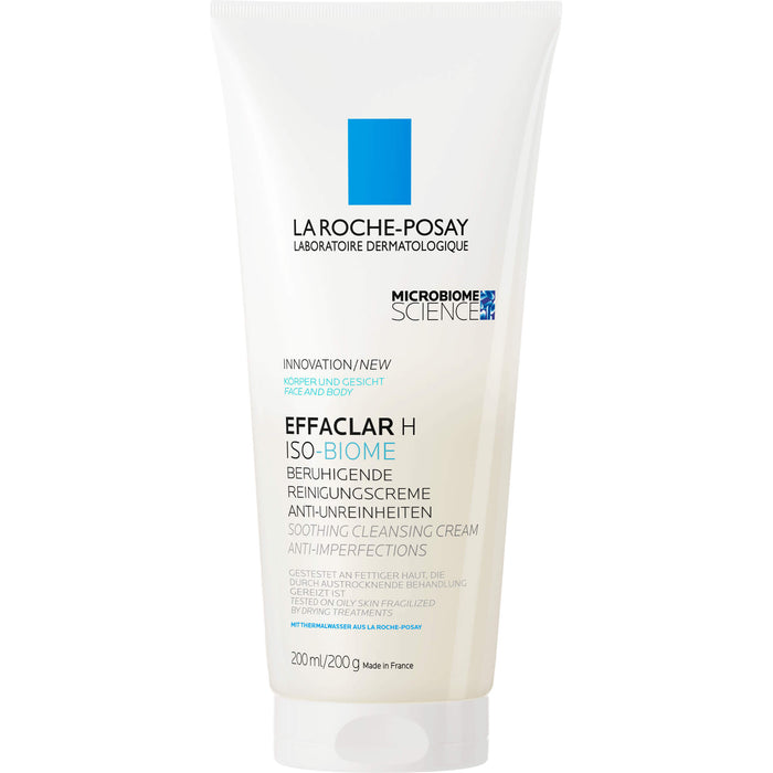 LA ROCHE-POSAY Effaclar H Iso-Biome Reinigungscreme für das Gesicht, 200 ml Creme