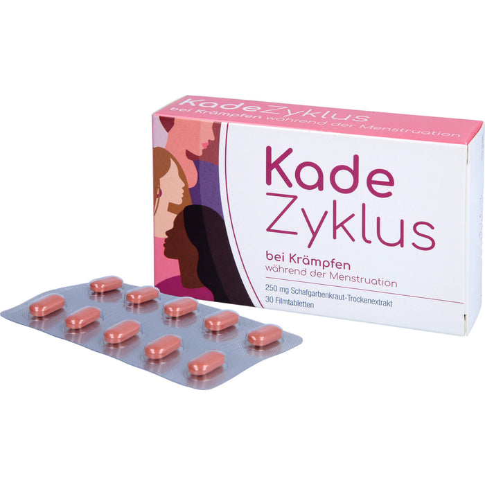 KadeZyklus bei Krämpfen während der Menstruation Filmtabletten, 30 St. Tabletten