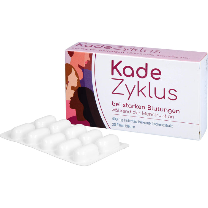 KadeZyklus bei starken Blutungen während der Menstruation 400 mg Filmtabletten, 20 St. Tabletten