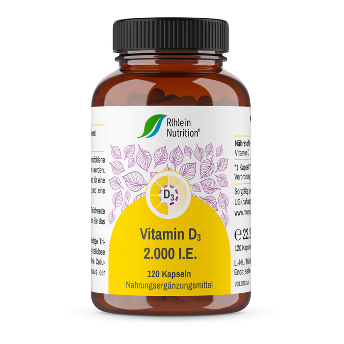 Vitamin D3 2,000 I.E. Kapseln, 120 St KAP