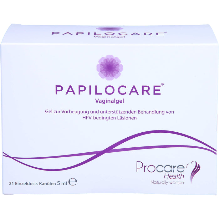 Papilocare Vaginalgel bei HPV-bedingten Läsionen, 21 St. Einzeldosisbehältnisse