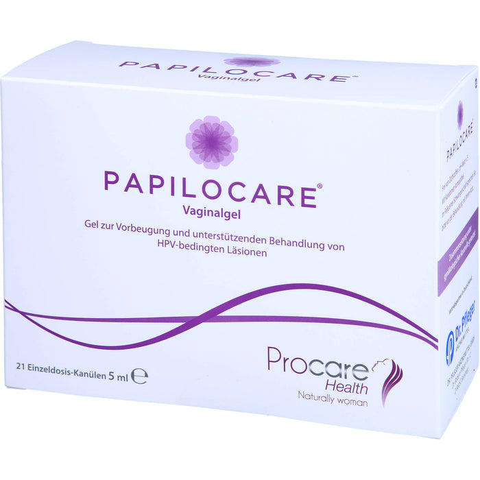 Papilocare Vaginalgel bei HPV-bedingten Läsionen, 21 St. Einzeldosisbehältnisse