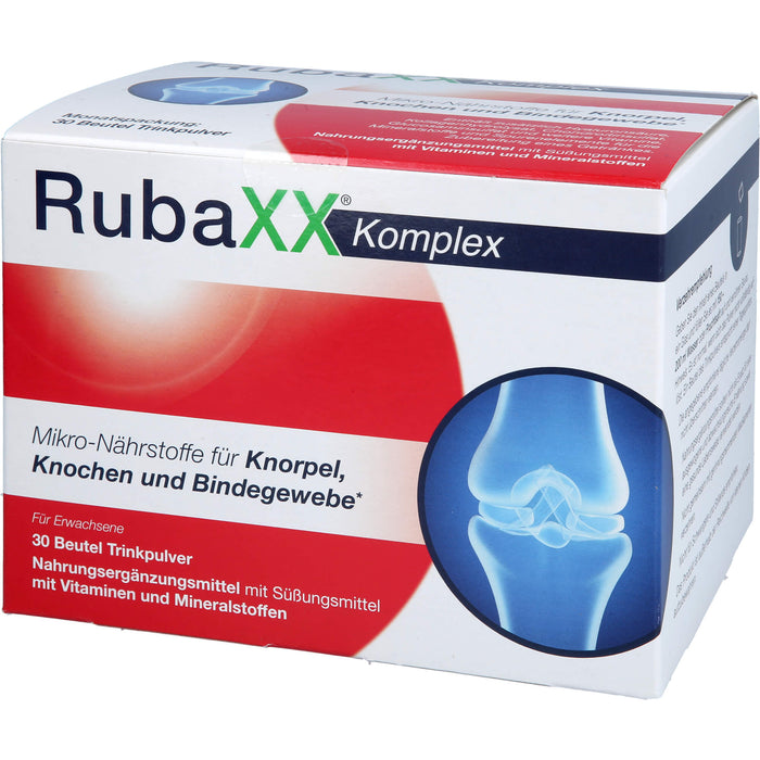RubaXX Komplex Trinkpulver für Knorpel, Knochen und  Bindegewebe, 30 St. Beutel