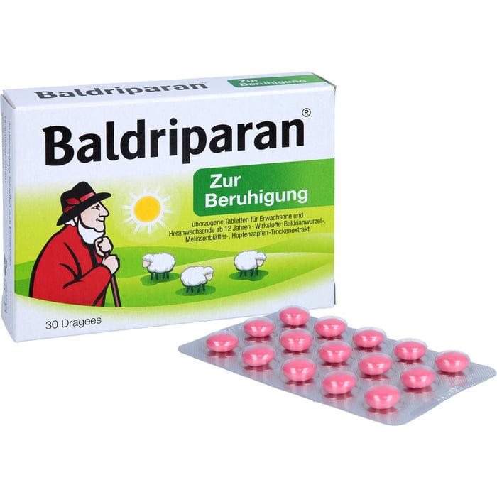 Baldriparan Dragees zur Beruhigung, 30 St. Dragees