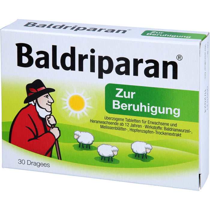 Baldriparan Dragees zur Beruhigung, 30 St. Dragees