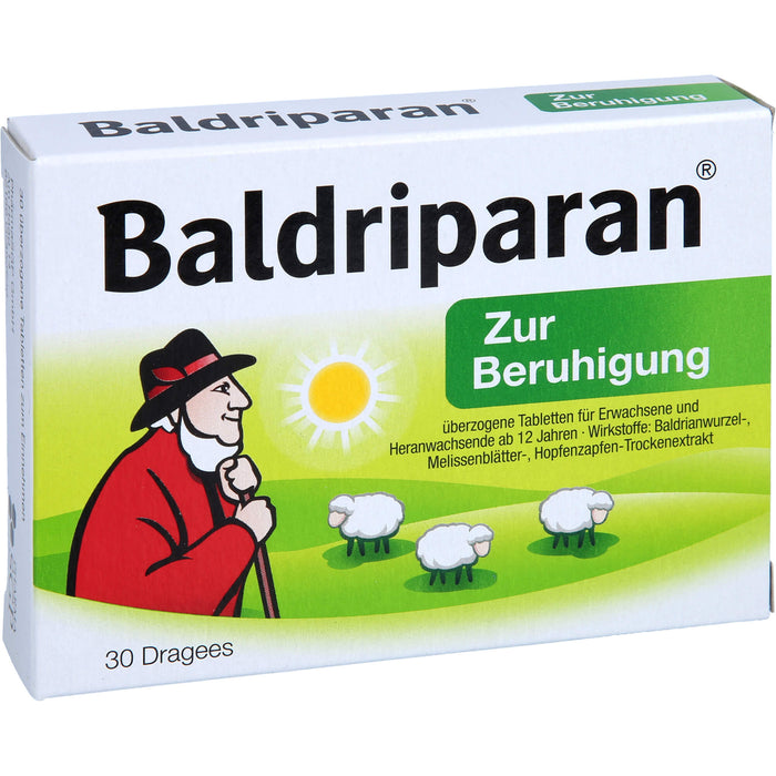 Baldriparan Dragees zur Beruhigung, 30 St. Dragees