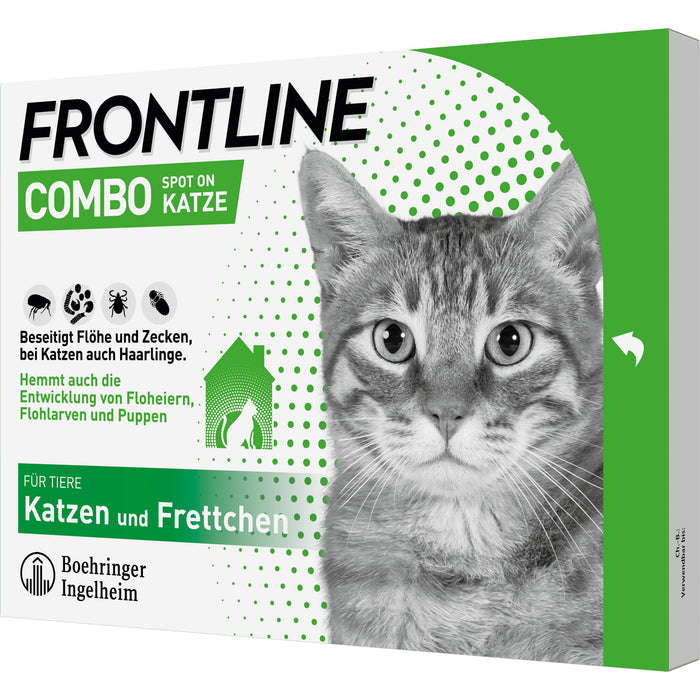 Frontline Combo Katze gegen Flöhe und Zecken, 3 St. Einzeldosisbehältnisse