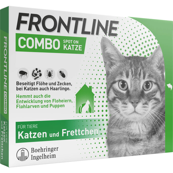 Frontline Combo Katze gegen Flöhe und Zecken, 3 St. Einzeldosisbehältnisse