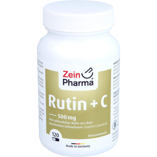 ZeinPharma Rutin 500 mg + Vitamin C Kapseln, 120 St. Kapseln