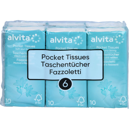 Alvita Taschentücher, 60 St. Tücher