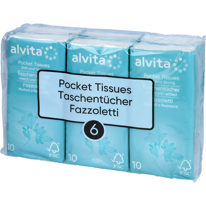 Alvita Taschentücher, 60 St. Tücher