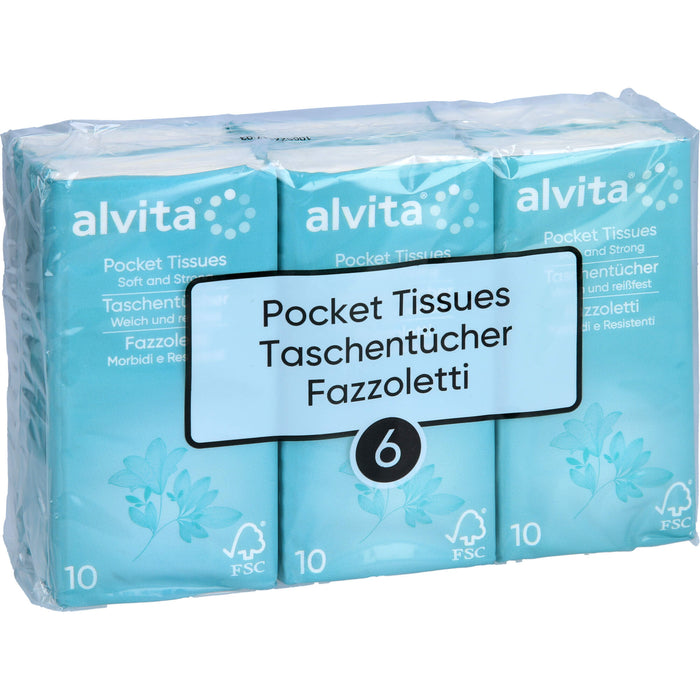 Alvita Taschentücher, 60 St. Tücher
