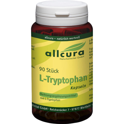 Allcura L-Tryptophan 500 mg Kapseln, 90 St. Kapseln