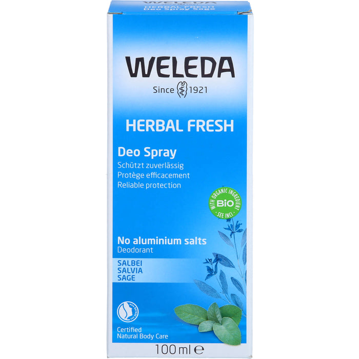 WELEDA Herbal Fresh Deo Spray Salbei, 100 ml SPR