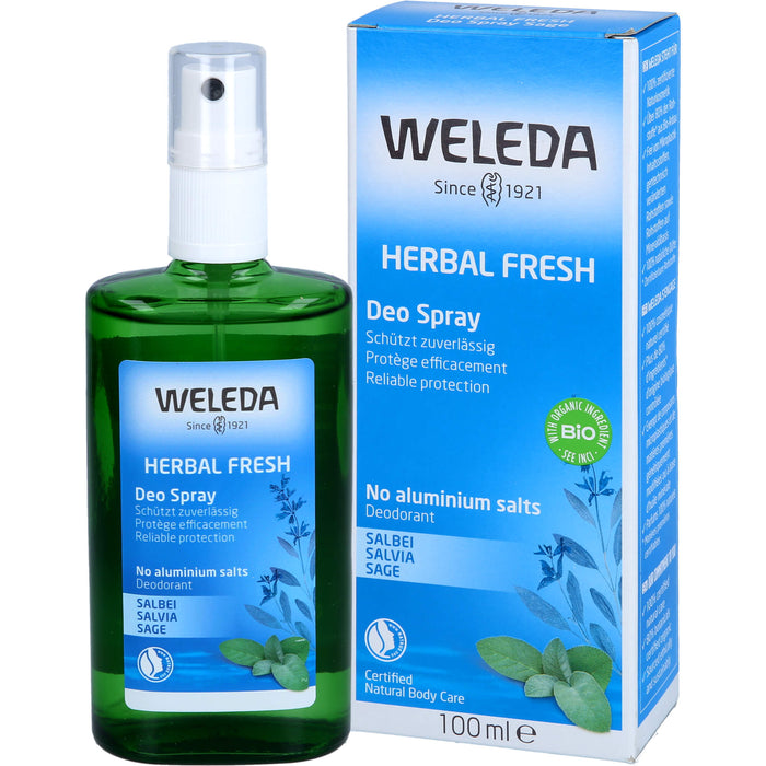 WELEDA Herbal Fresh Deo Spray Salbei, 100 ml SPR