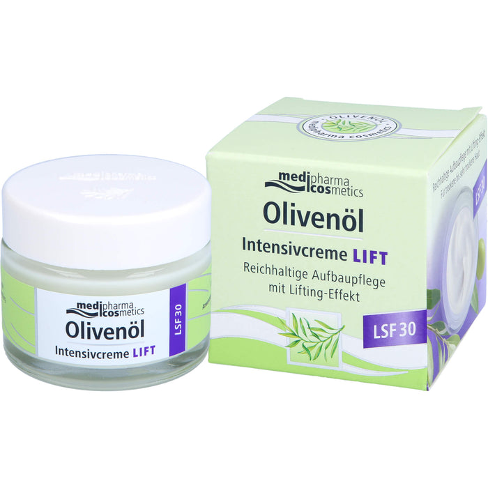 Medipharma Cosmetics Olivenöl Intensivcreme Lift LSF 30, 50 ml Creme