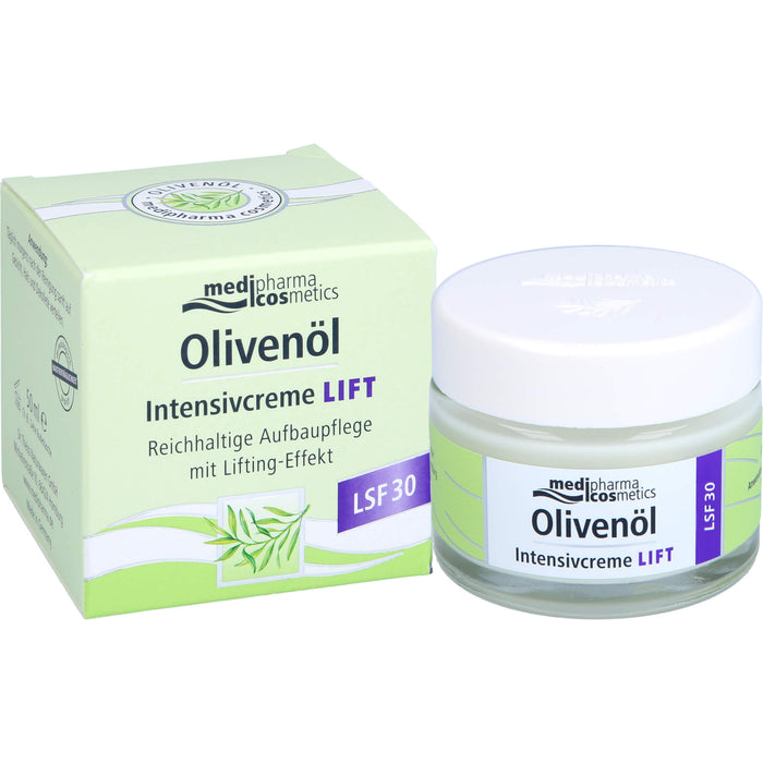 Medipharma Cosmetics Olivenöl Intensivcreme Lift LSF 30, 50 ml Creme