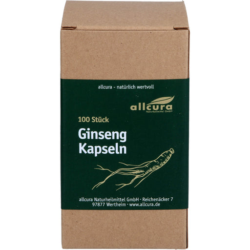 Allcura Ginseng Kapseln, 100 St. Kapseln