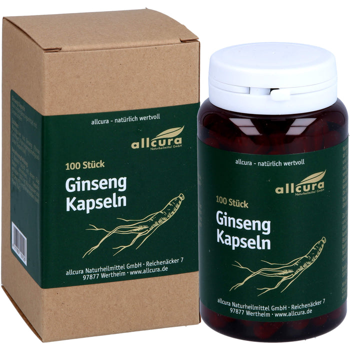 Allcura Ginseng Kapseln, 100 St. Kapseln