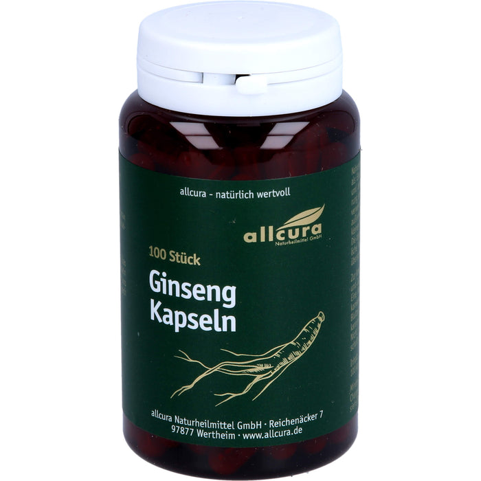 Allcura Ginseng Kapseln, 100 St. Kapseln