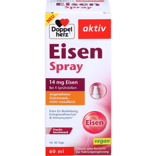 Doppelherz aktiv Eisen Spray mit Frucht-Geschmack, 60 ml Lösung