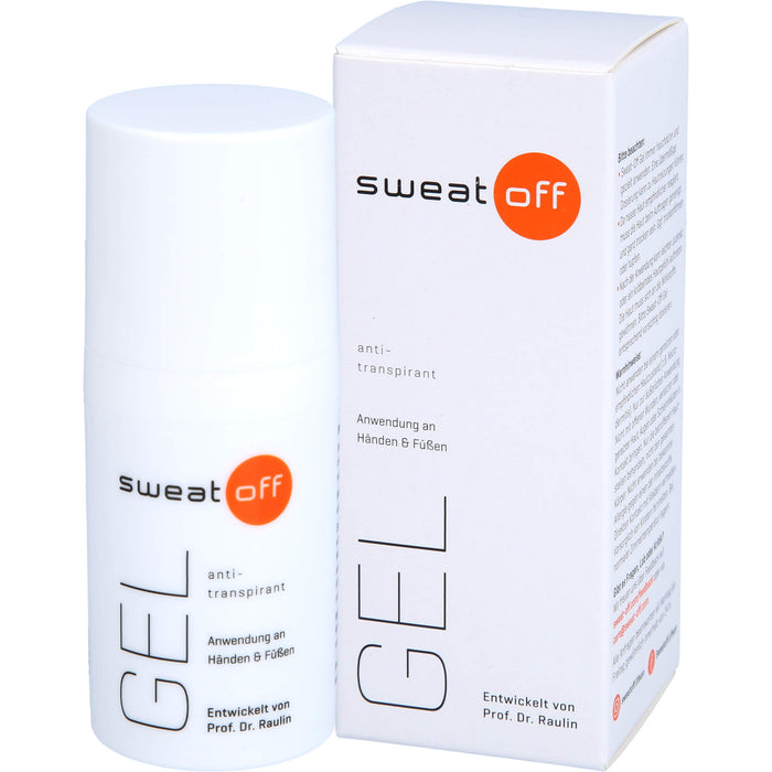 Sweat-Off Antitranspirant Gel für schweißfreie Hände und Füße, 30 ml Gel