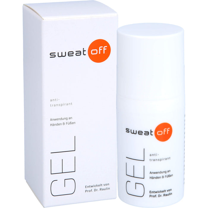Sweat-Off Antitranspirant Gel für schweißfreie Hände und Füße, 30 ml Gel