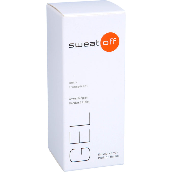 Sweat-Off Antitranspirant Gel für schweißfreie Hände und Füße, 30 ml Gel