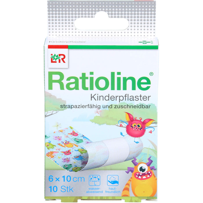 Ratioline Kinderpflaster zuschneidbar 6cmx1m, 10 St PFL