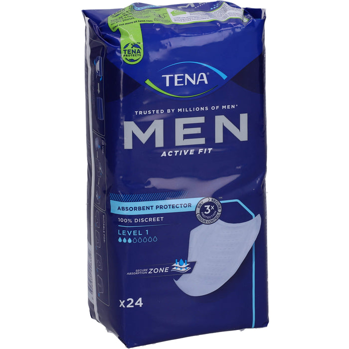 TENA Men Active Fit Level 1 Inkontinenzeinlagen, 24 St. Einlagen
