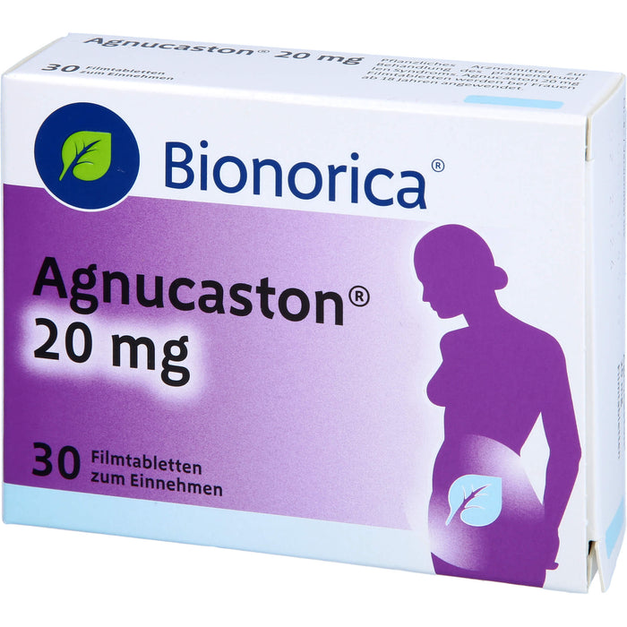Bionorica Agnucaston 20 mg Filmtabletten beim prämenstruellen Syndrom, 30 St. Tabletten