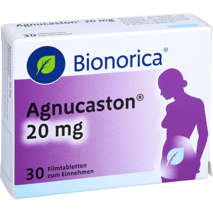 Bionorica Agnucaston 20 mg Filmtabletten beim prämenstruellen Syndrom, 30 St. Tabletten
