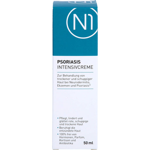 N1 Psoriasis & Neurodermitis Intensivcreme gegen trockene, gereizte & schuppige Haut, 50 ml Creme