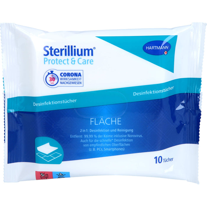 Sterillium Protect+care Fl, 10 St TUE