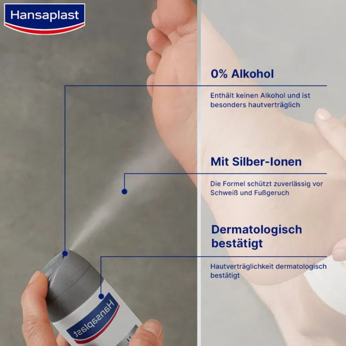Hansaplast Fuß Spray Silver Active, 150 ml Lösung